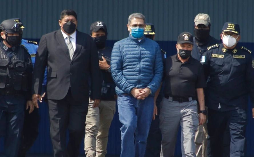 Deportan a Juan Orlando Hernández ex presidente Hondureño a Estados Unidos
