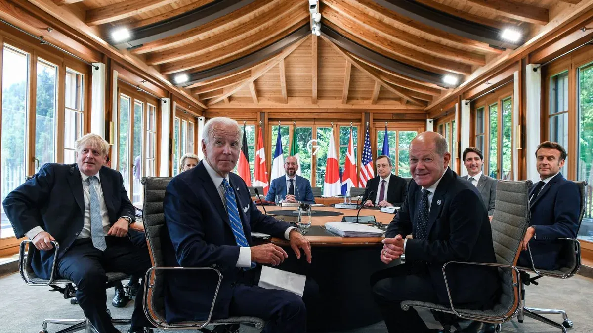 Los líderes del G7 acuerdan embargo al oro de Rusia