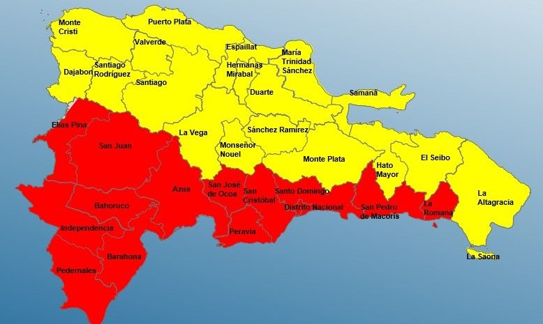La tormenta Franklin, un peligro inminente para la República Dominicana