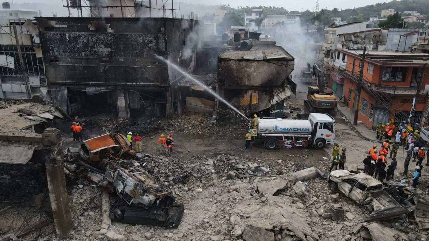 Hasta ahora son 27 fallecidos y 56 heridos por causa de explosion en San Cristóbal