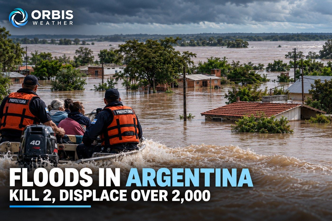 Argentina: floods in the northeast leave 2 dead and more than 2,000 evacuated as rivers keep rising