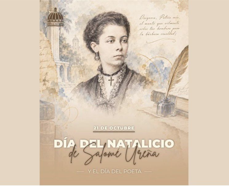 República Dominicana celebra el Día Nacional del Poeta en el natalicio de Salomé Ureña